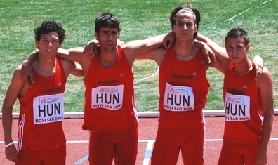 A 4x400 méteres elődöntő után Jun OB 2009